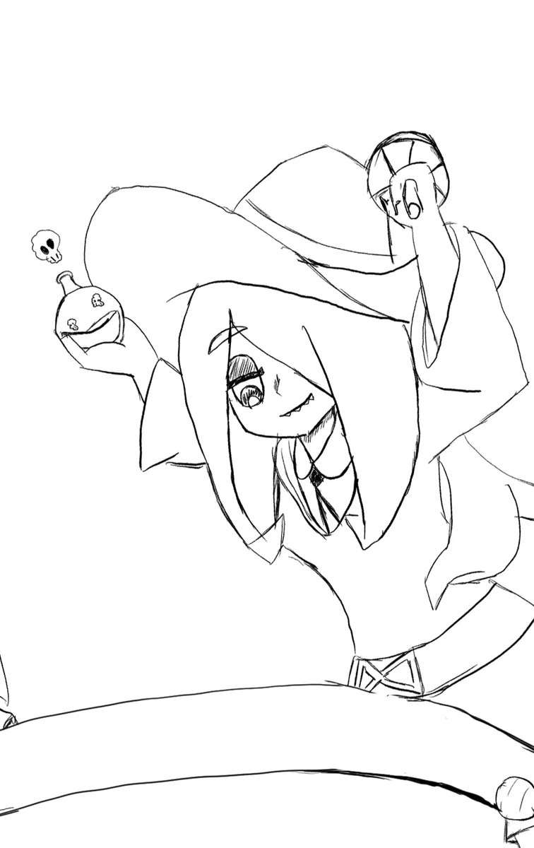 Desenho do Dust antes