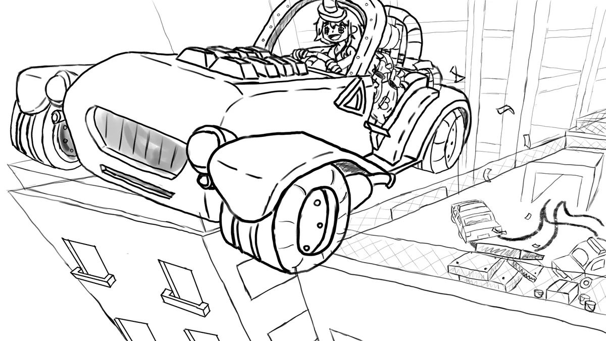 Desenho do Dust depois de praticar
